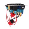 Rocker Switch Panel 8 Gang 12‑24V 5 Pin Blue Light