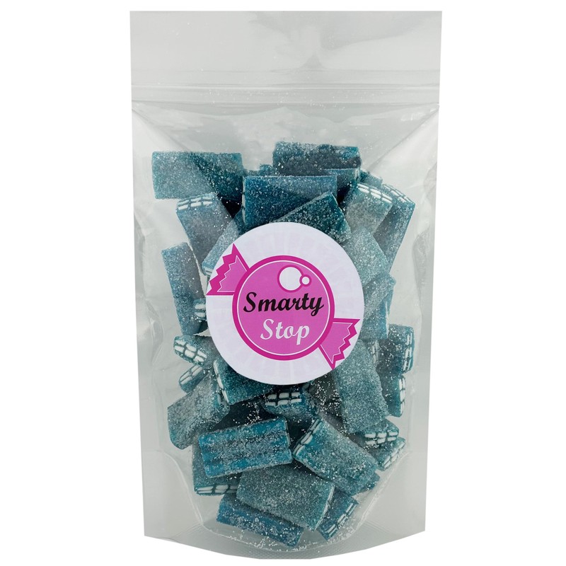 Smarty Stop Sour Licorice Filled Gummy Candy, Brick Shaped Bite-Sized
