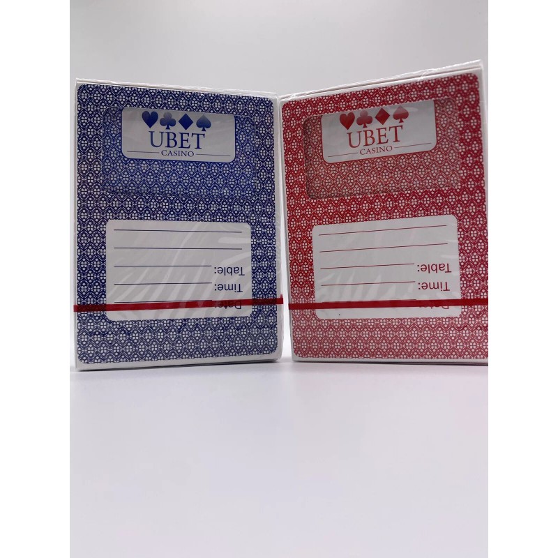 PAULSON Poker Playing Cards UBet Casino (24 Decks) - Red/Blue