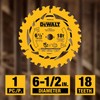DEWALT 6-1/2 in. 18T and 24T Circular Saw Blade 2-Pack