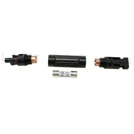 CraigSolar Solar Fuse PV 20A Fuse Connector IP68 Waterproof 1000V in-line Fuse Holder & 1 Fuse with Male and Female Solar Plug