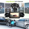 Hodozzy 1080p 4 Channel Car Dashcam, 360° Dash Camera Front