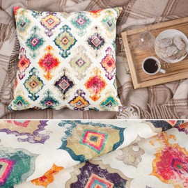 ANRO Cushion Cover Cushion Cover Cushion Decorative Cushion Sofa Cushion Couch Cushion Spain 50 x 50 cm without Filling