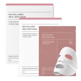 Bio-Collagen Real Deep Mask, 8PCS Hydrating Overnight Mask Skincare