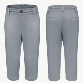 MIVEI 2T/3T/4T/5T to Youth Toddler Boys Knicker Baseball Pants Kids Gilrs Softball Tball Tee Ball Pant Belt Loops Side Piped