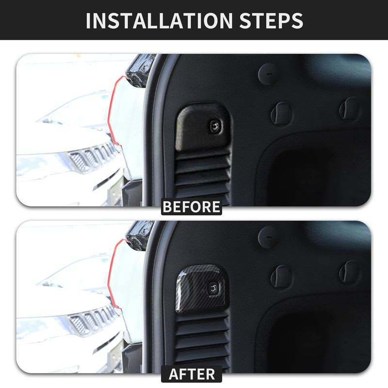 Electric Tailgate Switch Trim Cover for 2011-2021 Jeep Grand Cherokee,