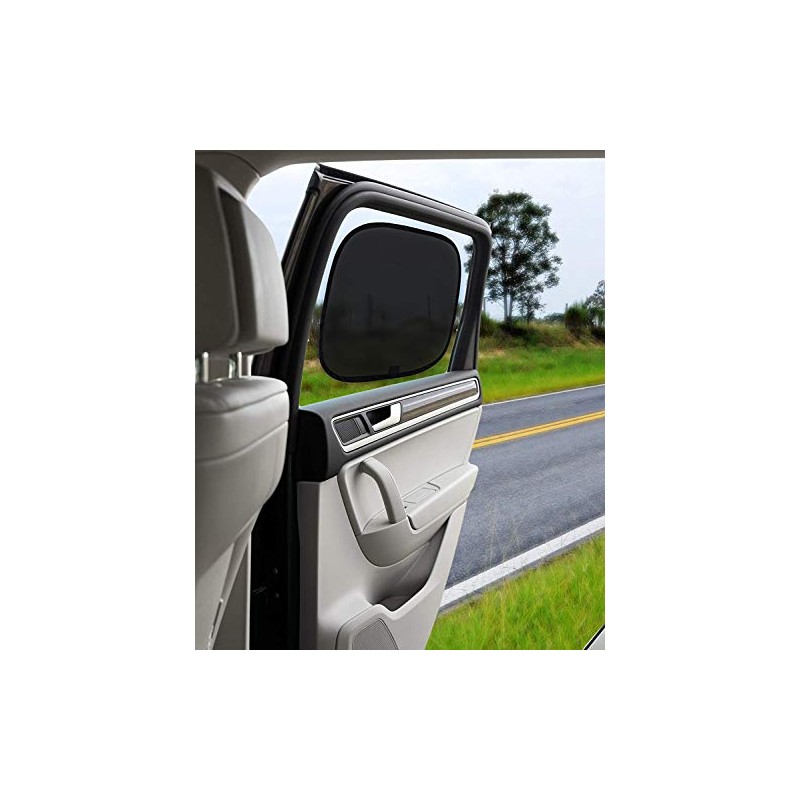 Timotech Parasol Negro para Auto, protección de Rayos UV, para