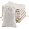 KOHAND 40 PCS White Cotton Muslin Bags, 10 x 15