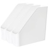Youngever 3 Pack File Folder Bin Storage, Plastic File Folder