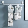 MORNITE 3 Pcs Hanging Shower Basket Caddy, Portable Walll Storage