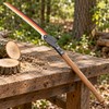 112CM Outdoor Folding Saw – Manganese Steel Pruning Hand Saw