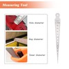 Taper Gage, 1-15mm Stainless Steel Taper Welding Gauge Inch &