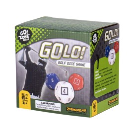 Zobmondo!! GoLo Tabletop Golf Game Fun Fast Travel Size Dice Game for All Ages