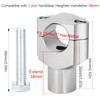 Motorcycle Handlebar Risers 1 Inch, Aluminum Alloy Motorcycle Risers, Compatible