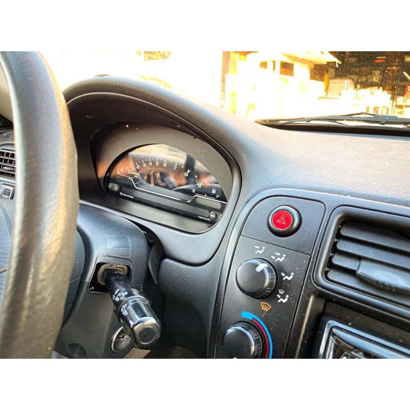 RPSDZN Satin/Gloss Acrylic S2000 Cluster Conversion Bezel for 96-00 EK