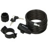 Metalok Superflex 1008 Coil Cable Lock, Black, 180 x 10