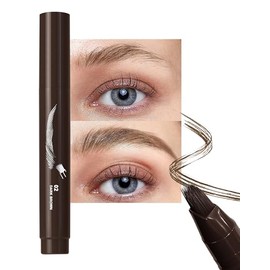 Erinde Lápiz de Cejas Líquido con Efecto Microblading, Duradero y Resistente al Agua, Rellena y Define Cejas Naturalmente con Aplicación Precis, Cosmético Para Cejas Resistente a Las Manchas, B02#