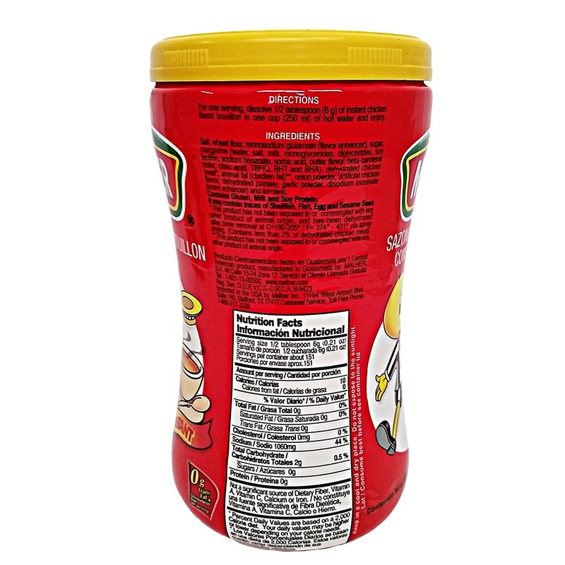 Malher Chicken Bouillon 32 oz - Consome de Pollo