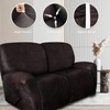 ANARACHON Leather Look Recliner Couch Cover 8-Piece Recliner Sofa Slipcovers