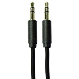 SLIM 3.5mm Mini Stereo Jack to Jack Plug Audio Headphone Aux Cable Lead Gold 2m