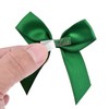 MECCANIXITY 50Pcs Mini Ribbon Bow 2.5" Mini Fabric Satin Ribbon