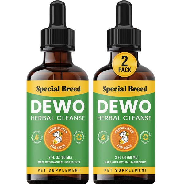 Spefically Formulated for Dogs, Natural Broad Spectrum Supplement, Herbal Cleanse,