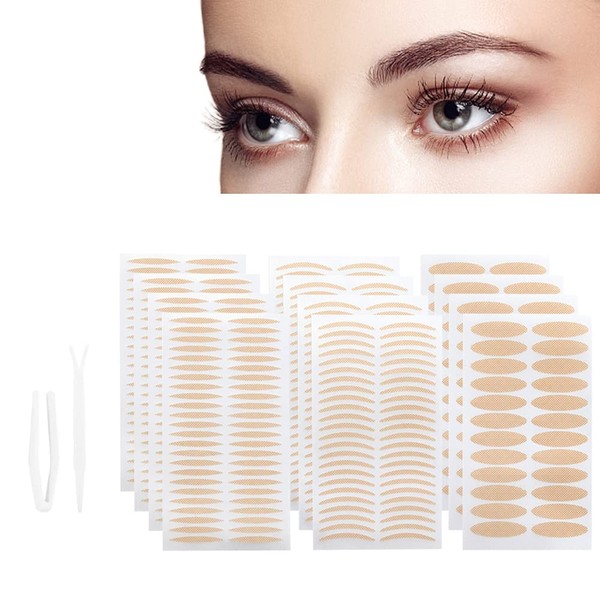 578Pcs Eyelid Lift Strips, Invisible Eye Lifter Strips, Self Adhelsive Double Eyelid Tape, Untra Thin & Sweatproof for Hooded, Droopy, Uneven, Mono-Eyelids