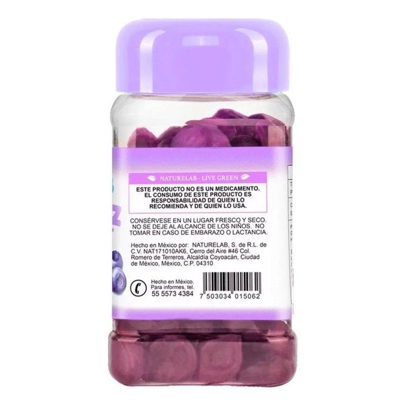 Night Sleep Gummy Fruits, Naturelab 170 Piezas Sabor Blueberry