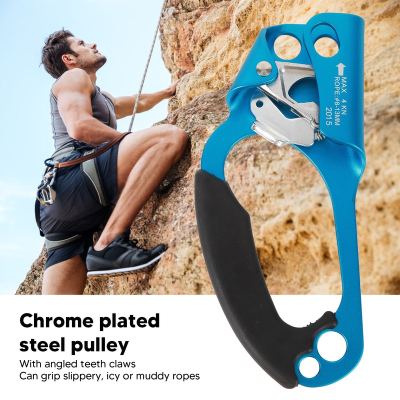 Climbing Hand Ascender Device Ergonomic Comfortable Heat Insulation Left Hand