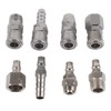 8pcs BSP 1/2" Air Hose Coupler Pneumatic Plug, Socket Air