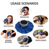 9" Reusable Gel Ice Pack for Injuries with Insulated Bottle,