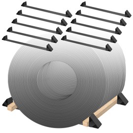 Colinktool Heavy Duty Steel Coil Chock/Bunk/Rack, 33” Long Coil Rack for Flatbed Trailer -10pack