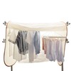 Fonowx Clothes Airer Cover, Balcony Clothes Protector, Clothes Rack, Dust
