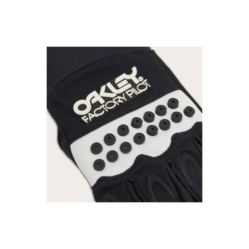 Oakley Mens Fos901324 Glove, Black/White, Small