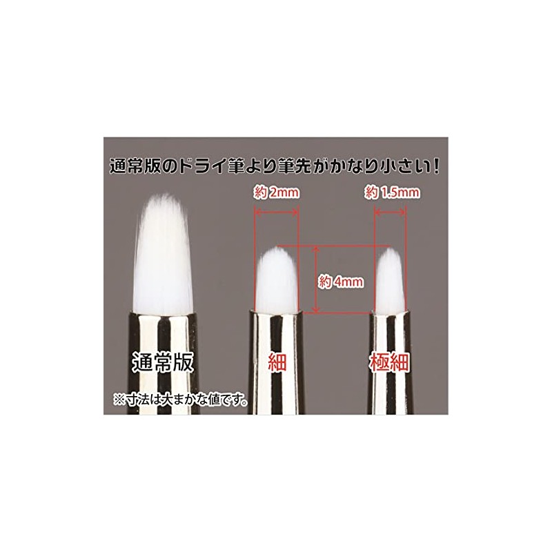 GodHand GH-BRSP-DH Kamifude Dry Brush with Cap, Thin, Blue