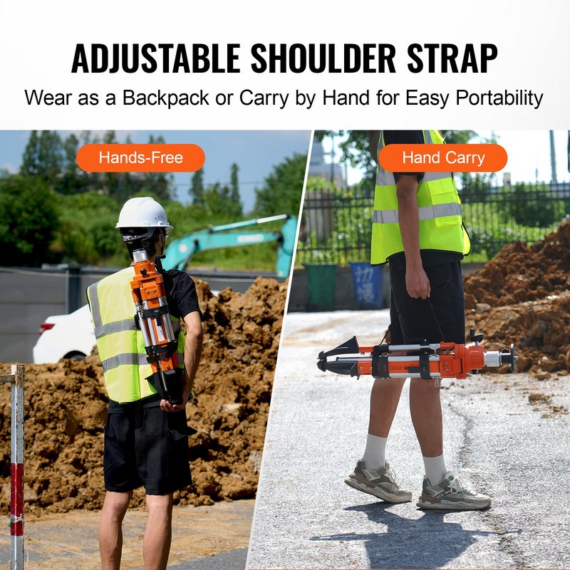 VEVOR Laser Level Tripod Stand with 5/8"-11 Thread, Aluminum Build