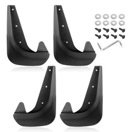 carleef 4PCS Mud Flaps for Car,Universal Front Rear Wheel Splash Guard for Protecting Car Body,The Most Practical Automotive Exterior Accessories Fender Flares Fits Most Vehicles