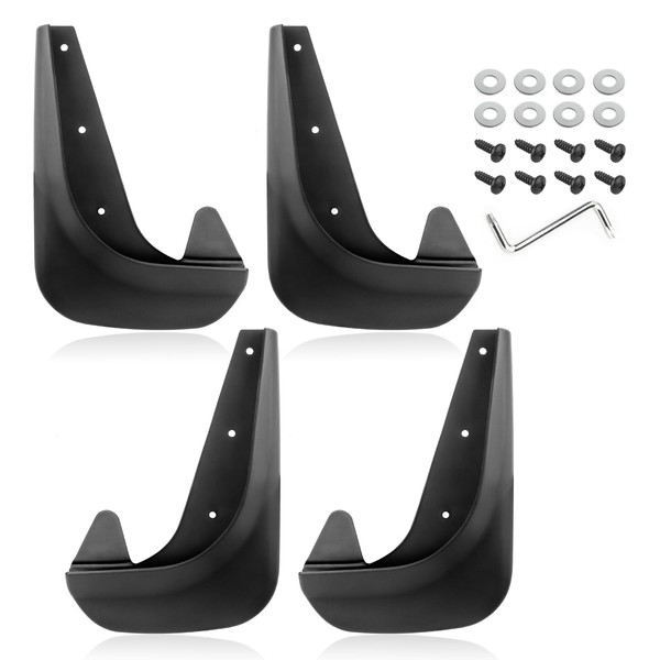 carleef 4PCS Mud Flaps for Car,Universal Front Rear Wheel Splash