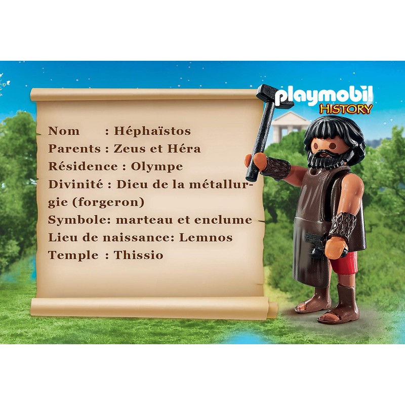 PLAYMOBIL History Greek Gods 70217 Hephaestus