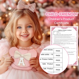 mibasies Toddler Purse Gifts for Girls: Mini Mouse Purse Girl Toys for 2 Year Old Birthday Gift, Letter A