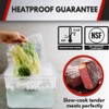 HEMOTON 6L Sous Vide Container Food Storage Canisters Cooking Container