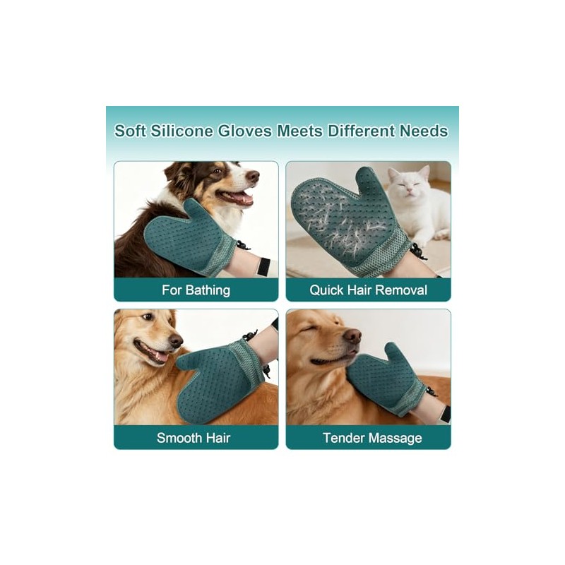 4-in-1 Pet Grooming Kit for Cats & Dogs - Hair