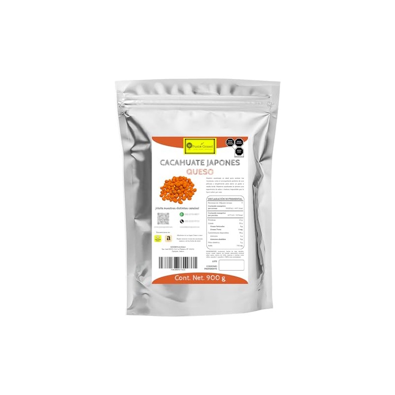 Punto Granel Cacahuate Japones Queso 900gr