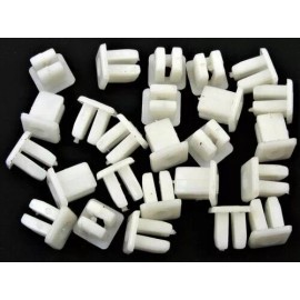Online Auto Supply Toyota Nylon Trim Screw Nuts / Grommets- Fits 9/32" Square Hole- Qty.25- #092