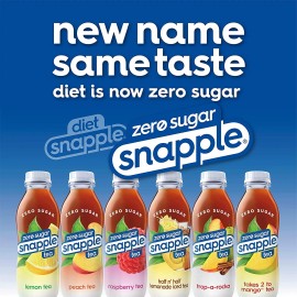 Snapple Diet Zero Sugar Raspberry 16 oz Bottles (Pack Of 12) Free Shipping