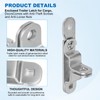 Heavy-Duty Cargo Trailer Door Hasps (Includes Bolt, nut, Washer, and