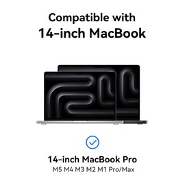 Omnpak Laptop Sleeve for 14" MacBook Pro M5-M1 Pro/Max, Shockproof