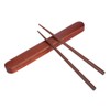 Nikou Natural Wooden Chopsticks, Portable Wooden Chopsticks, Pull-Out Chopstick Box,