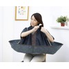 Cogit Children's Haircut Cape, Suitable for Adults and Children, Black