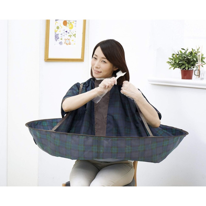 Cogit Children's Haircut Cape, Suitable for Adults and Children, Black